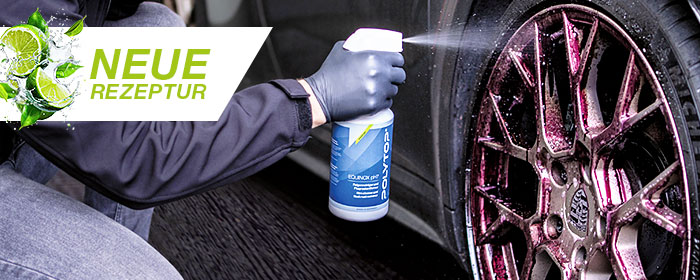 Hocheffektiver, säurefreier Hybrid-Spezialreiniger mit Farbindikator