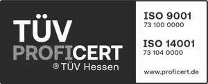 DIN EN ISO 9001:2015 zertifiziert