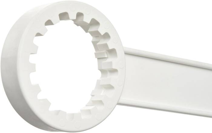 Kombi-Schlüssel zum kraftsparenden Öffnen der Originalverschlüsse von POLYTOP Fässern 200 Liter.