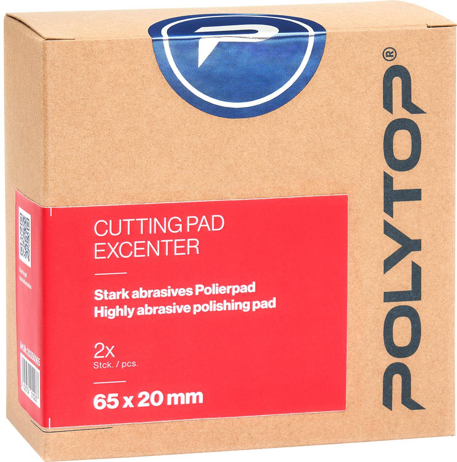 Cutting Pad rot Excenter 65 x 20 mm, 2er Pack