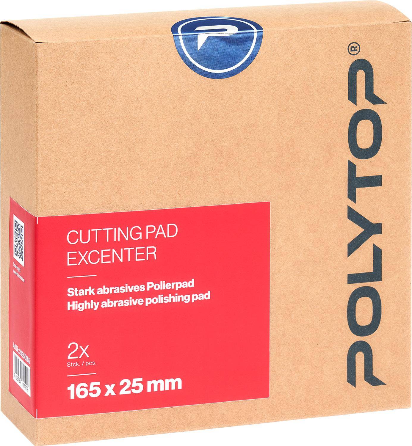 Cutting Pad rot Excenter 165 x 25 mm, 2er Pack