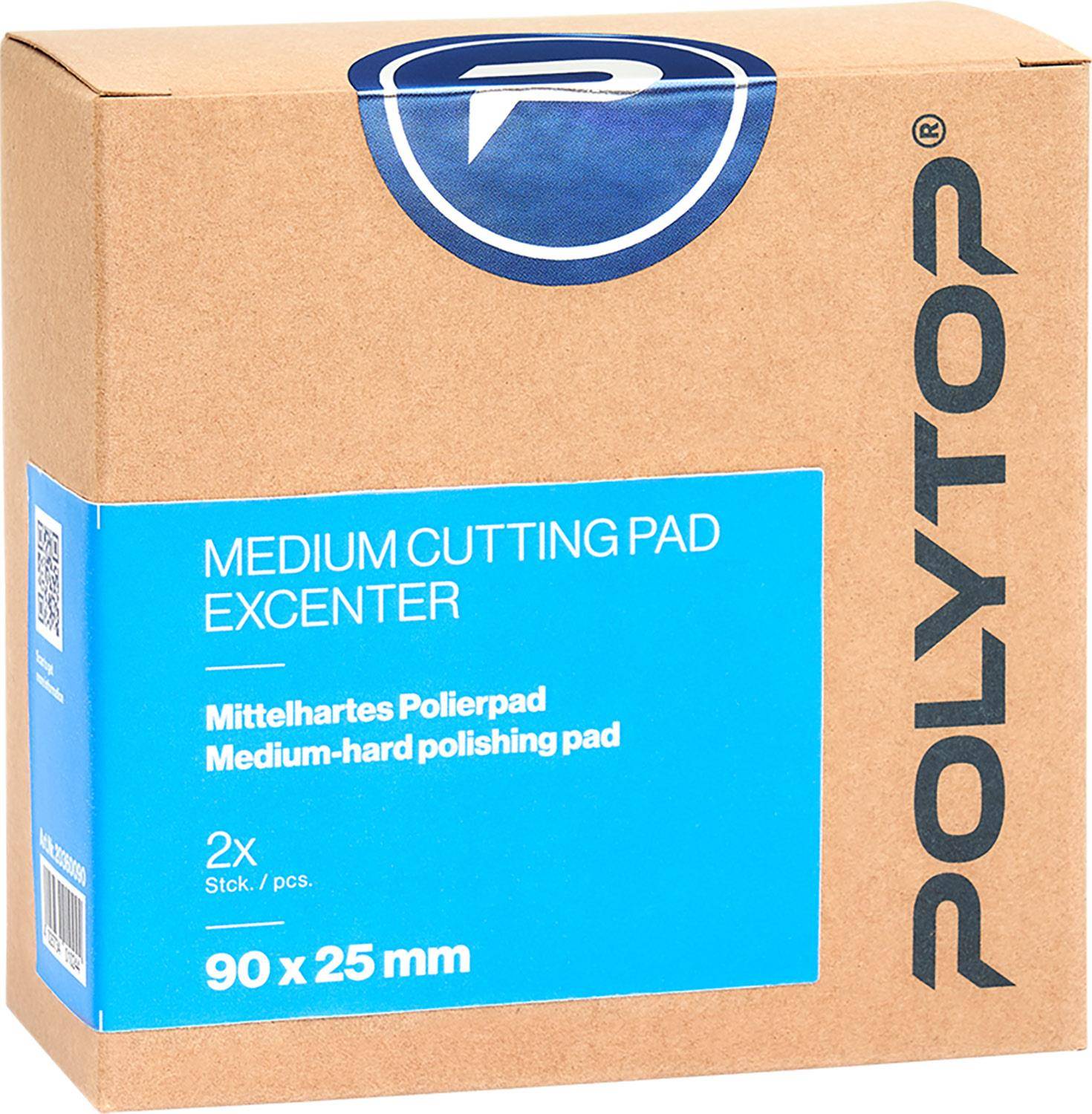 Medium Cutting Pad blau Excenter 90 x 25 mm, 2er Pack