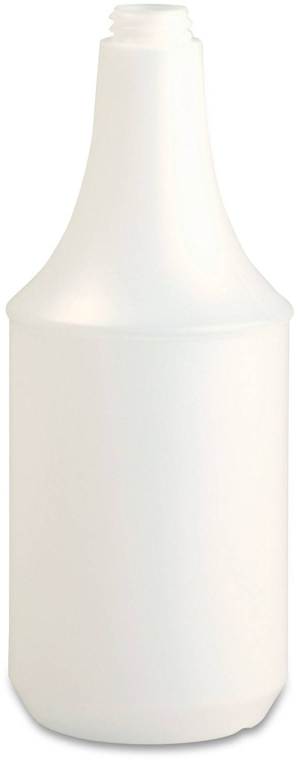 Sprühflasche aus Polyethylen für flüssige Polytop Reinigungs- und Pflegemittel.