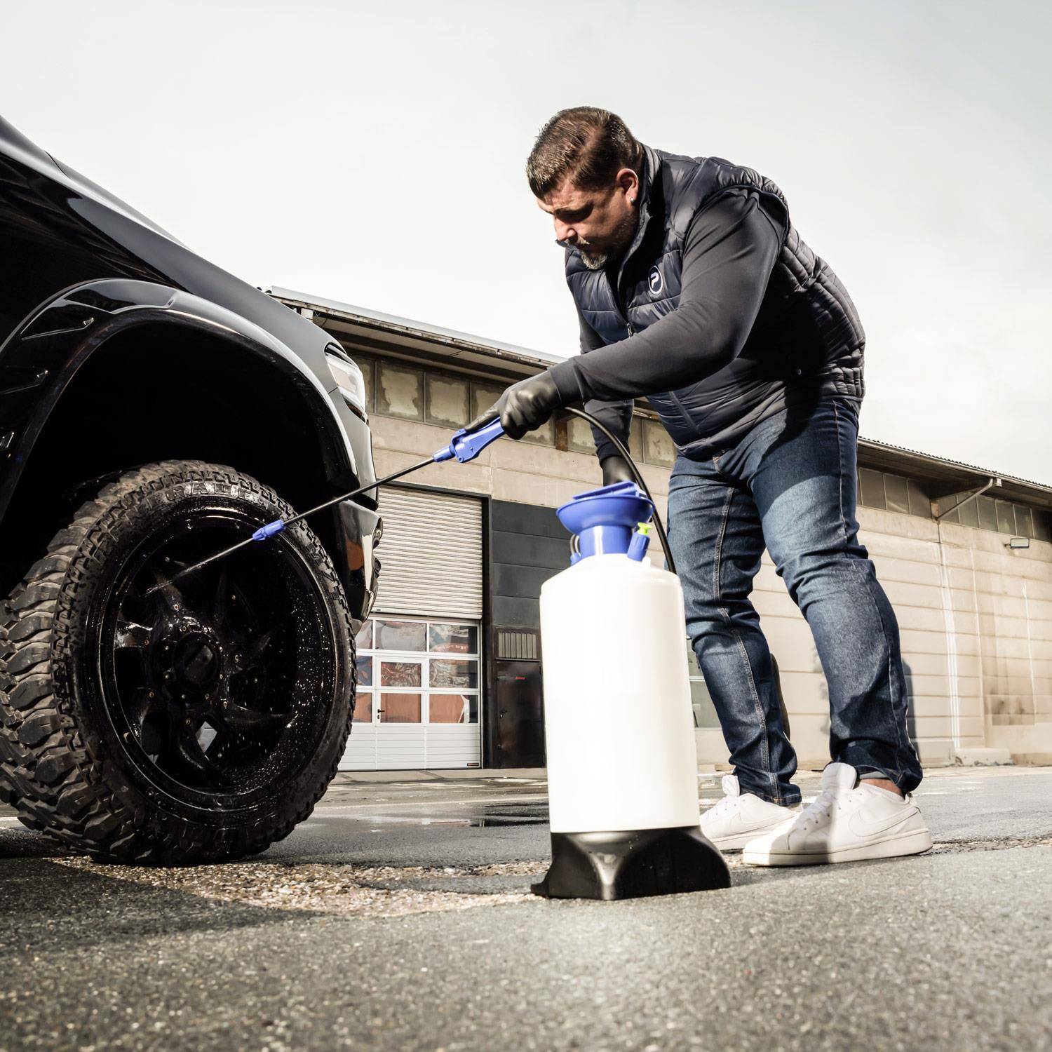 Druckspritze Blau / Alkaline 10 L