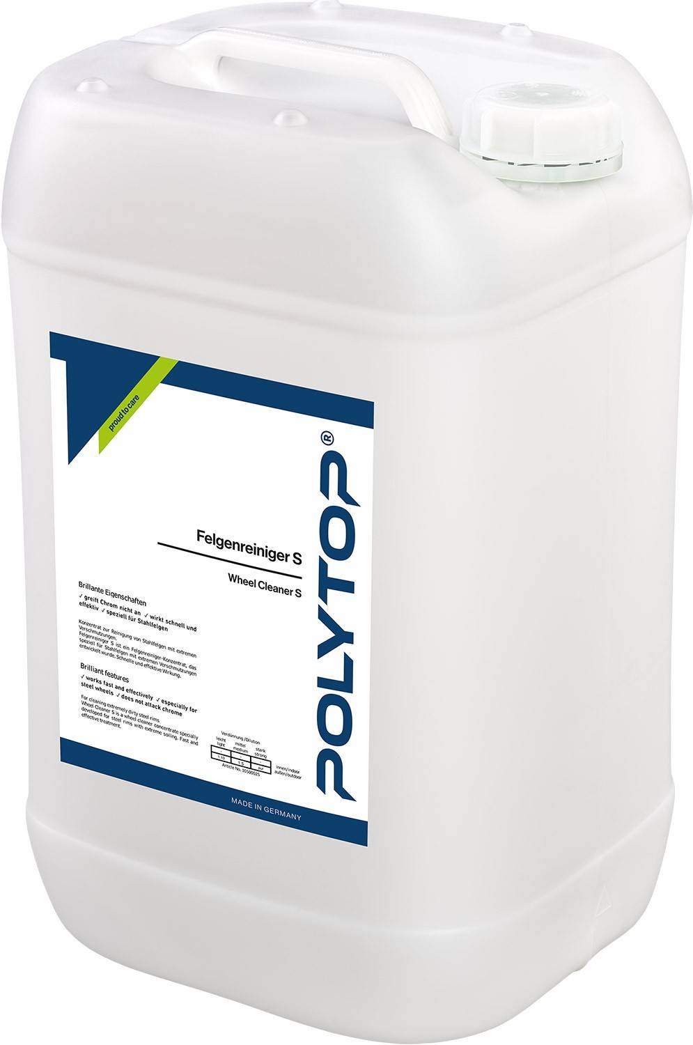 POLYTOP Konzentrat zur Reinigung von Stahlfelgen