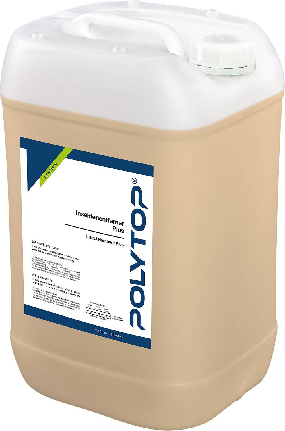 Insektenentferner für Glas, Kunststoff und Lack
