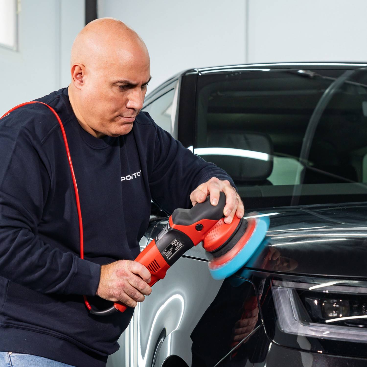 Medium Cutting Pad blau Excenter 140 x 25 mm, 2er Pack