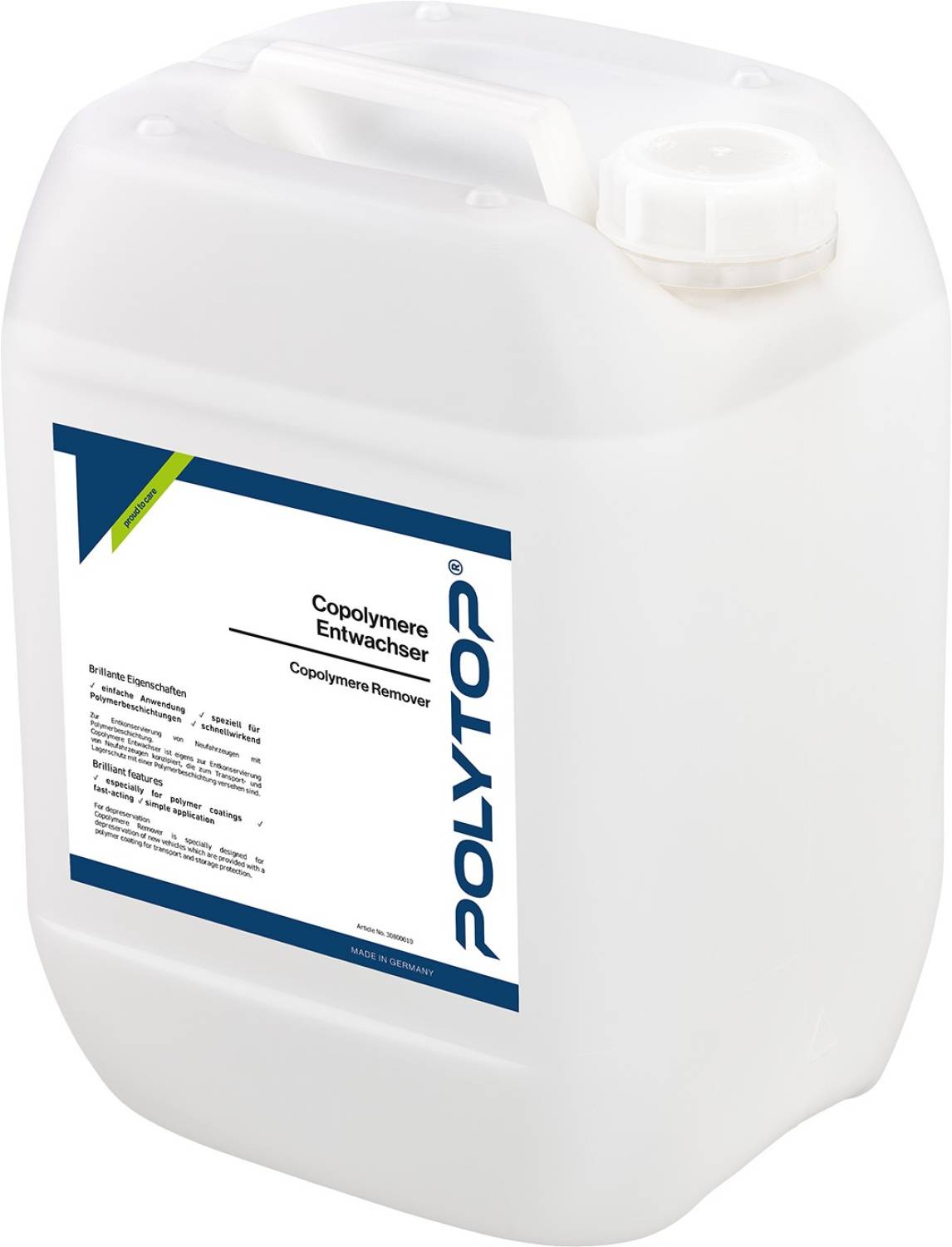 Copolymere Entwachser 10 L