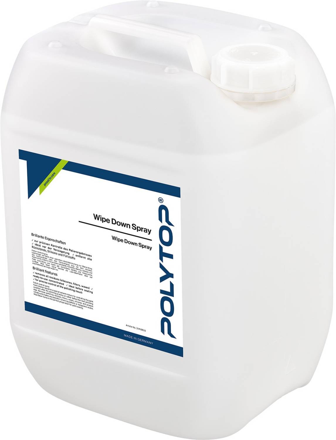 Kontrollspray auf Basis verschiedener Kohlenwasserstoffe zur Überprüfung des Lackzustandes nach dem Poliervorgang