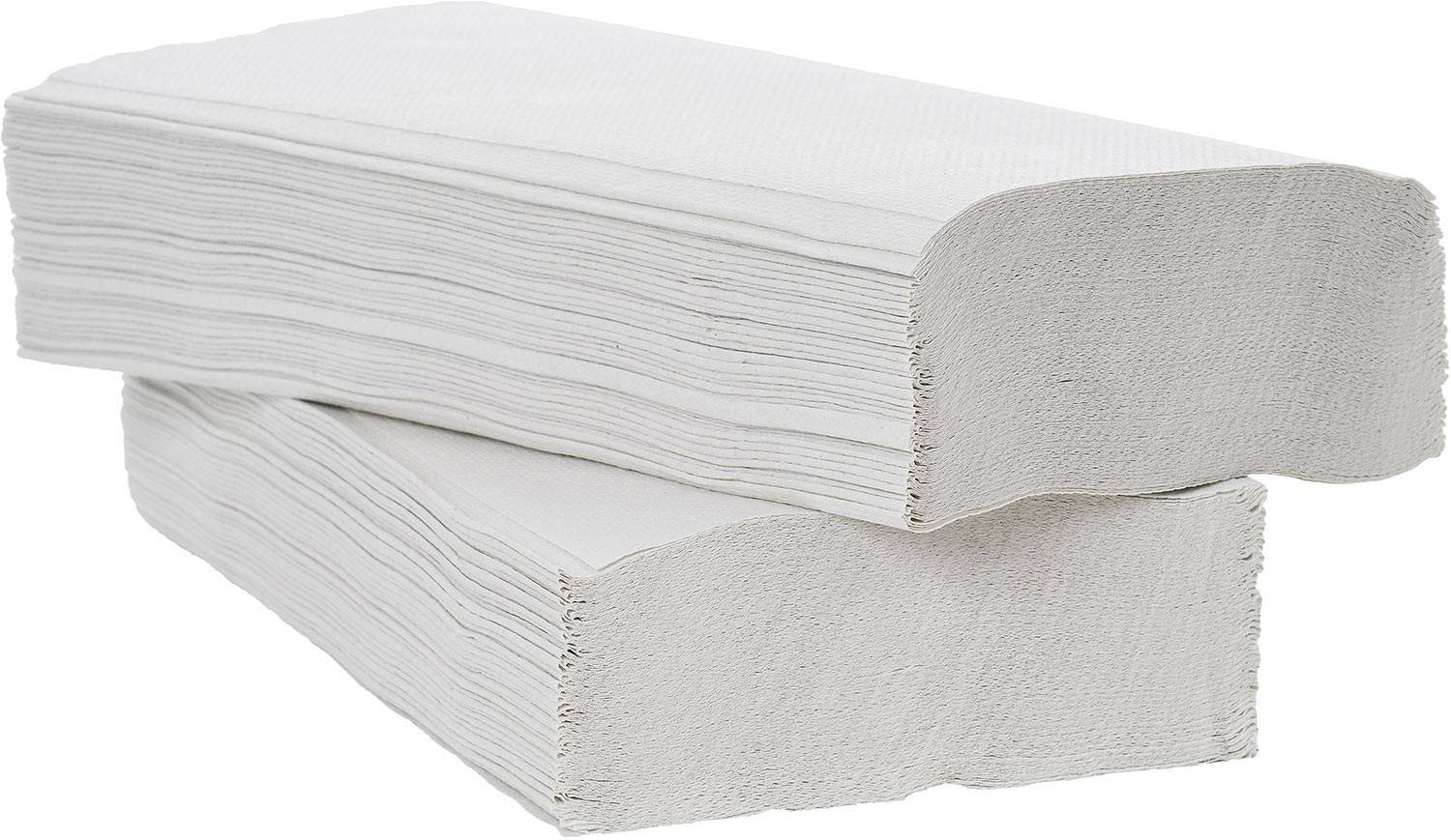 Tissue Falthandtücher 2-seitig anwendbar