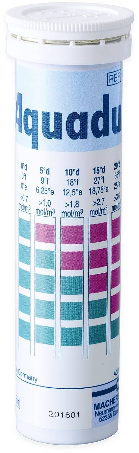 Wasserhärte-Messwertstreifen (100er Pack)