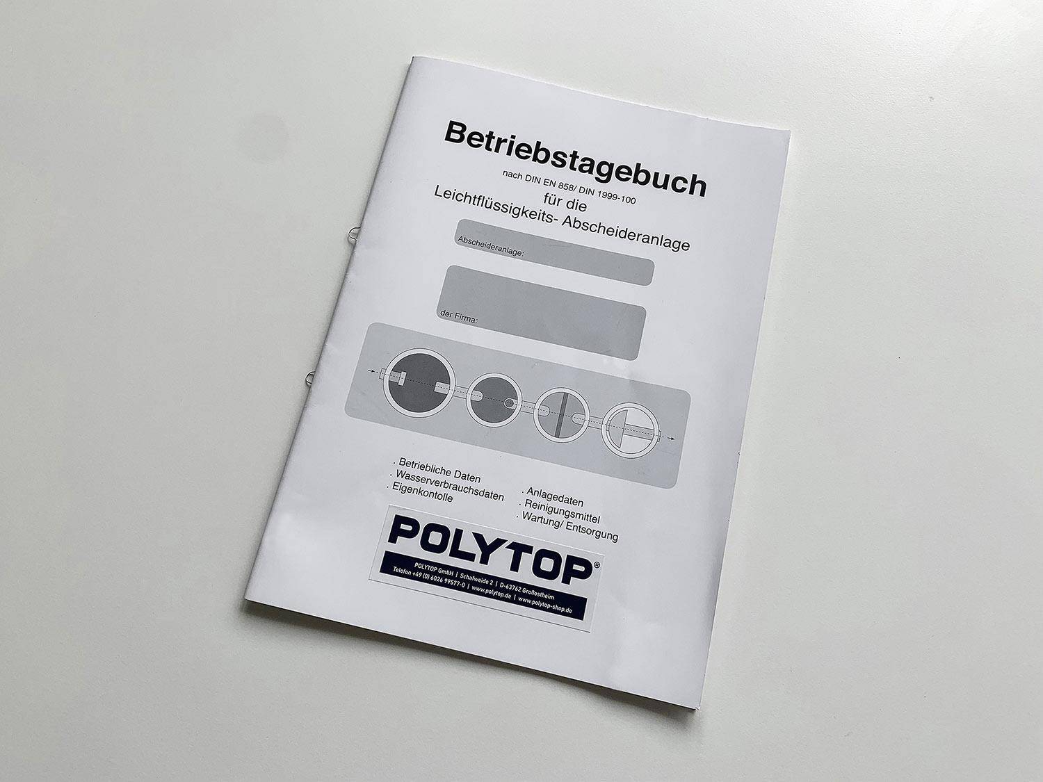 POLYTOP Betriebstagebuch
